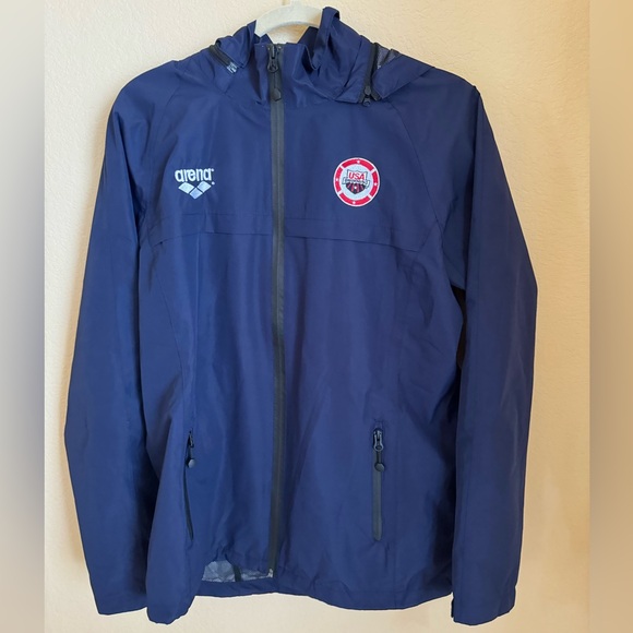 Arena USA Swimming Team USA Hooded Jacket Women's Large EUC - Picture 2 of 4